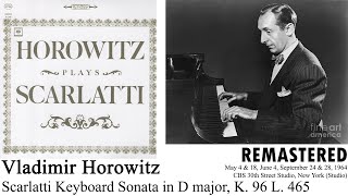 Vladimir Horowitz: Scarlatti Keyboard Sonata K. 96 L. 465 in D