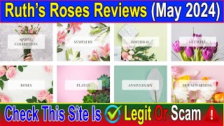 Ruth’s Roses Reviews (May 2024) Real Or Fake Site | Watch This Video Now! Scam Advice