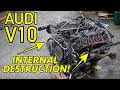 DEVASTATED Audi S6 5.2L V10 Engine Teardown. YOU CAN&#39;T POWER THROUGH THAT! But Yet Here We Are.