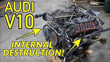 DEVASTATED Audi S6 5.2L V10 Engine Teardown. YOU CAN