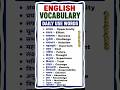 Daily Use English Vocabulary Words | English Learning Through Hindi | Improve English Speaking Fast