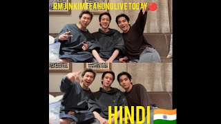 BTS Today Live, 🔴: BTS Live Hindi: Jin, RM and V ki Masti! 💜😍