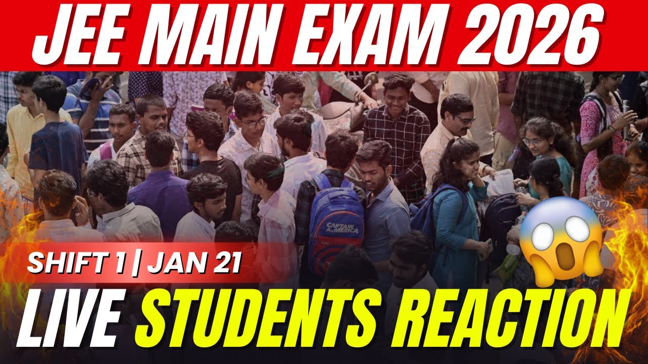 LIVE Students Reaction | JEE Main Exam 2026 | Shift 1 – 21 January | Kota Pulse by Unacademy