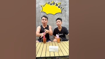 Thử thách uống nước bằng 30 cái ống hút nhận 1 triệu đồng | Út 6 Ngón #shortvideo #funny #shorts