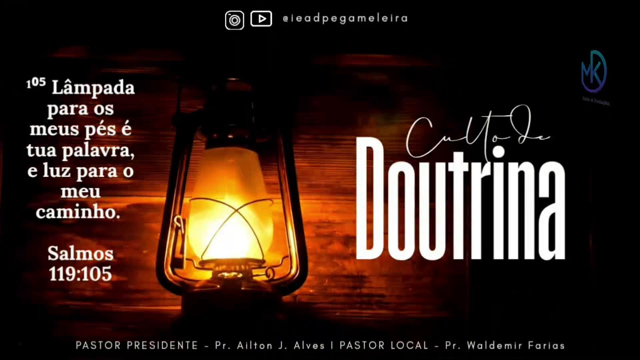 CULTO DE DOUTRINA, GAMELEIRA-PE 20/02/2026