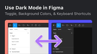 New Figma Dark Mode - How to Use and Turn On Dark Mode or Light Mode in Figma (Config 2022)