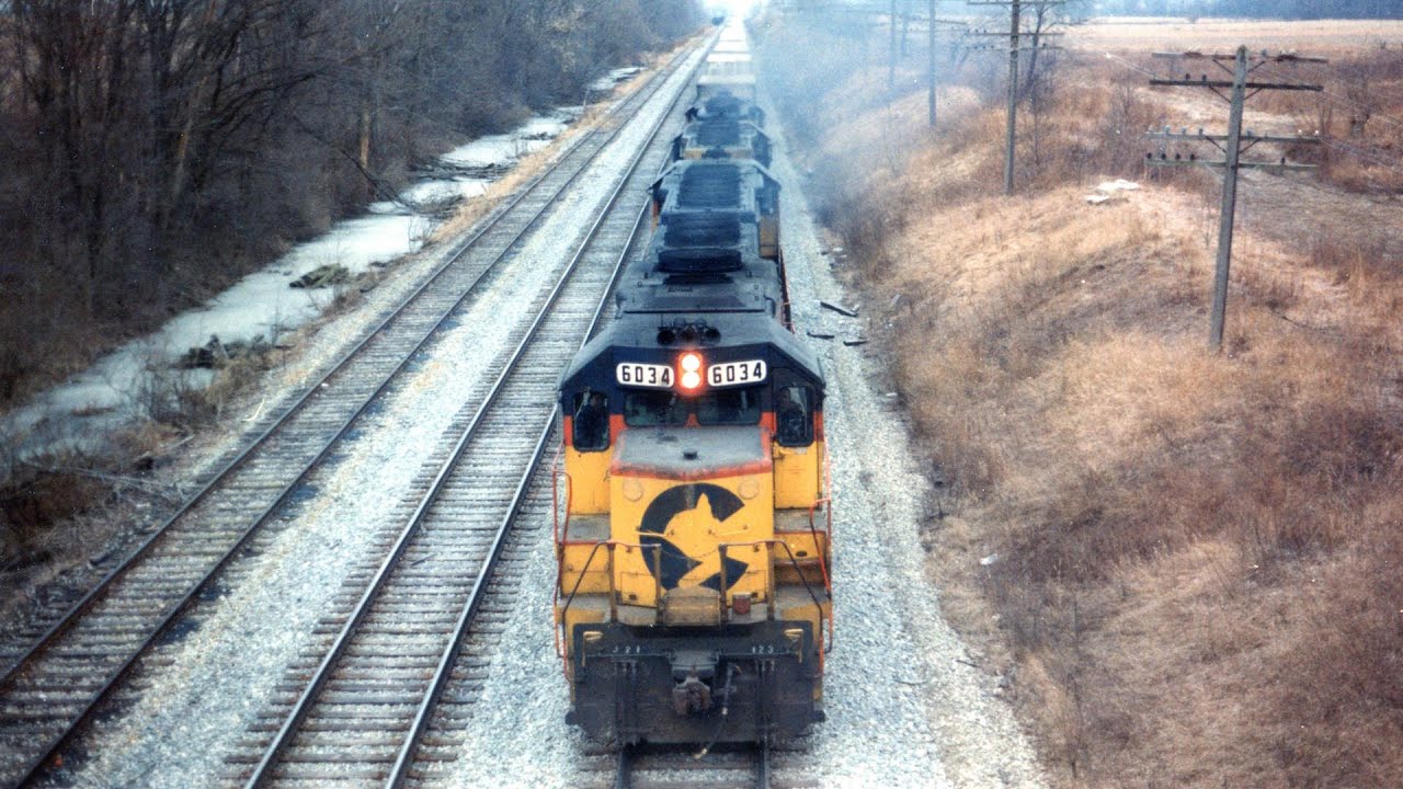 Trains in 1993 - Northern Indiana & some NW Ohio, SW Michigan
