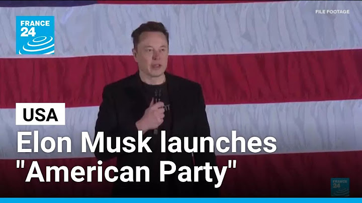 Elon Musk launches “American Party” to challenge GOP lawmakers in 2026 • FRANCE 24 English