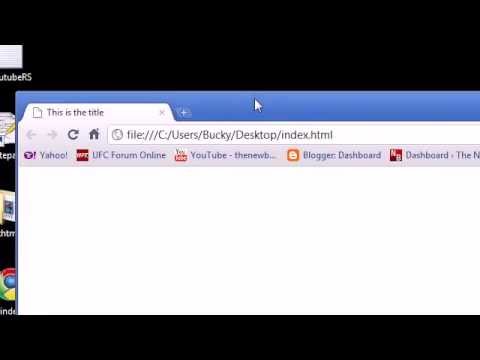 XHTML and CSS Tutorial   2   Creating our First Webpage