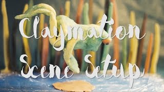 Frog Claymation Scene Setup Beautyinsideart