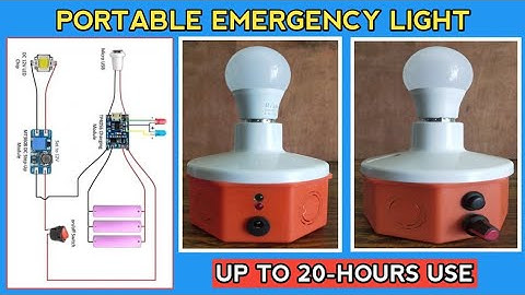 portable emergency light | part-1
