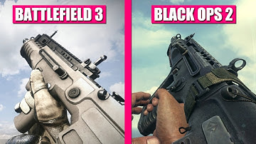 Battlefield 3 vs Call of Duty Black Ops 2 - Weapons Comparison