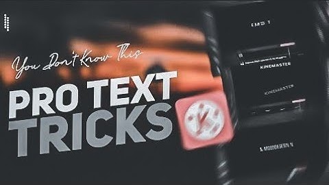 3 pro Text animation in kinemaster tutorial| Saikat Bhunya