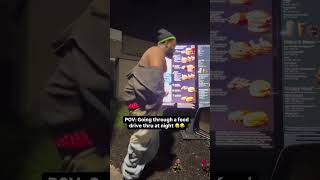 POV: Going through a food drive thru at night 😂😂 #CTB#fastfood#funny#laugh#drivethru#gaming#core