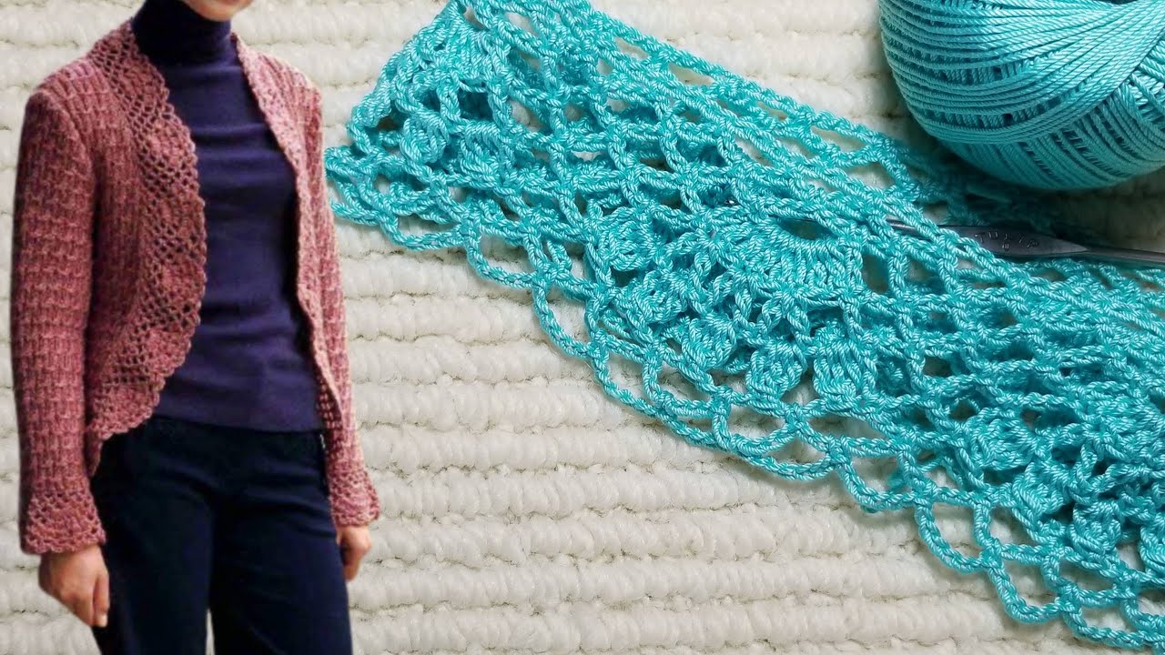 BARRADO EM CROCHÊ SIMPLES CIRCULAR/  BARRADO P/BLUSAS / BARRADO ABACAXI FÁCIL ECONÔMICO