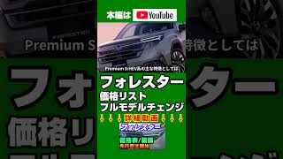 スバル【新型フォレスター】フルモデルチェンジ先行予約受付中2