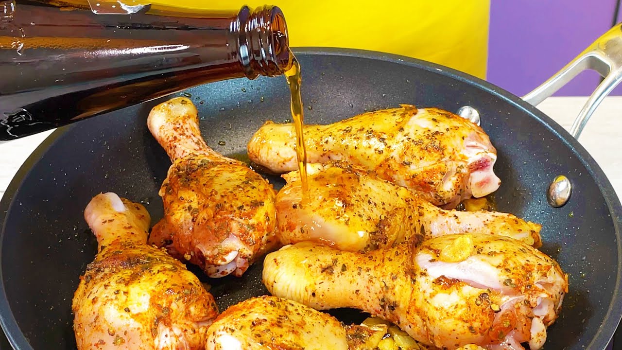 Курица в темном пиве - быстрое приготовление! Рецепт 50