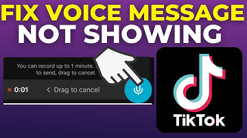 How To Fix TikTok Voice Message Option Not Showing