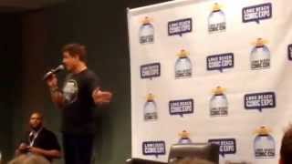 John Barrowman Tells Bathroom on the Plane Story Long Beach Comic-Con 2015 Torchwood Arrow