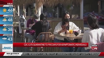CDC cuts quarantine to 5 days for asymptomatic individuals