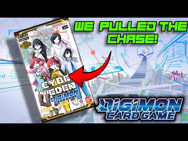 We Pulled A Chase Card!! Digimon TCG Cyber Eden Box Opening! - YouTube