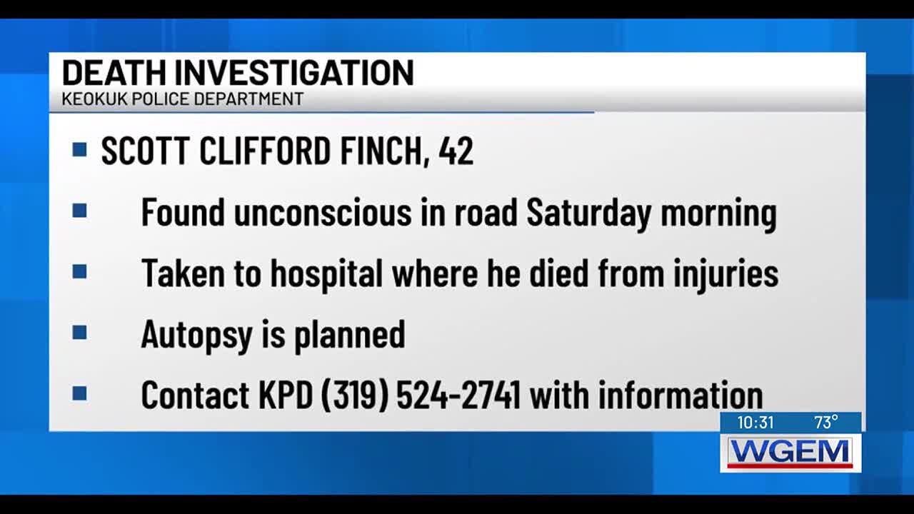 Keokuk man dead after being found seriously injured on the road - YouTube