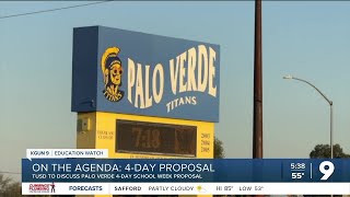 Full TUSD board revisits four-day school week proposal News