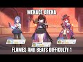 [Stella Sora] Menace Arena - Flames and Beats Difficulty 1 Gameplay