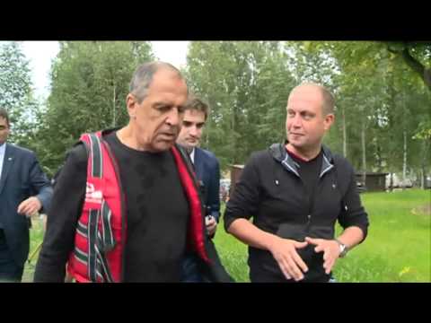 С.Лаврова на открытии слаломного канала (часть 3)