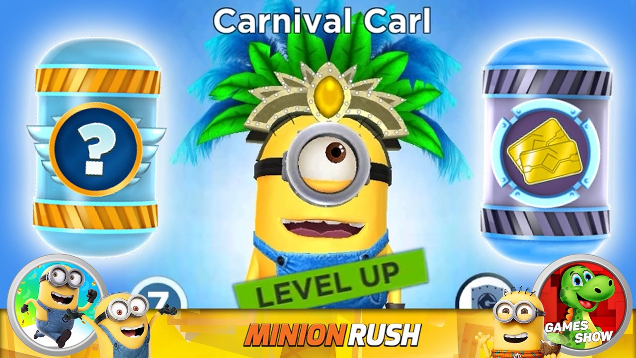 Carnival Carl Level Up Costume Minion Rush Despicable Me Smash Event gameplay walkthrough
