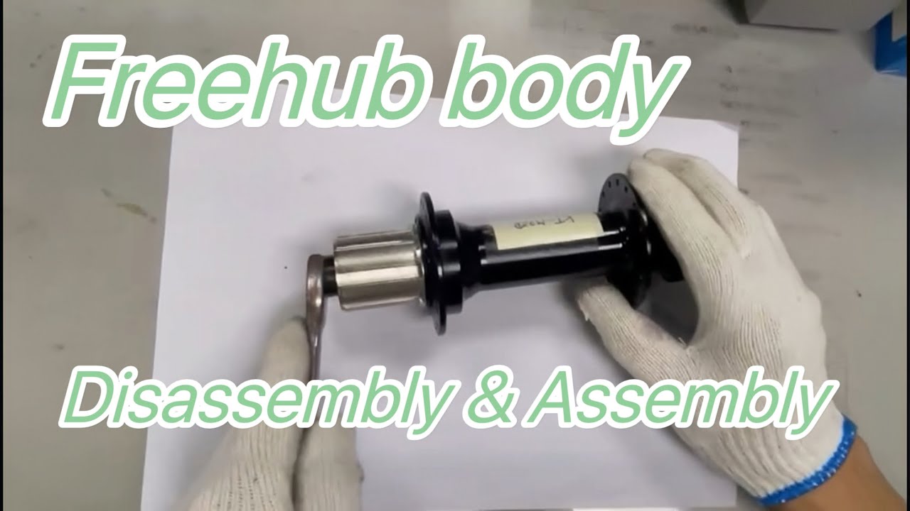 Simple tools to replace the freehub body on your wheel hub KT-M9Z - YouTube