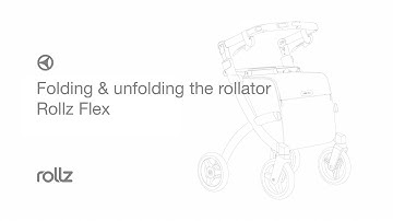 Rollz Flex - Folding & unfolding the rollator