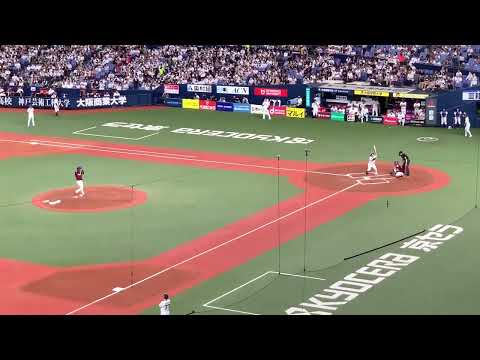 森友哉のフルスイング vs 岸(楽天) 京セラドーム大阪