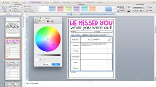 Editing Absent Student Forms