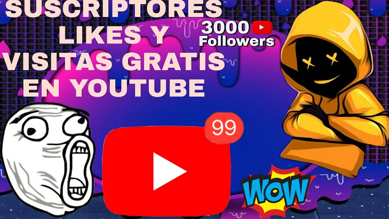 COMO CONSEGUIR SUSCRIPTORES,LIKES,Y VISITAS GRATIS PARA YOUTUBE! (NO