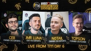 OG Monkey Business Show - Live from Singapore Day 6 with Topson, N0tail, Ceb, Kyle and JMR