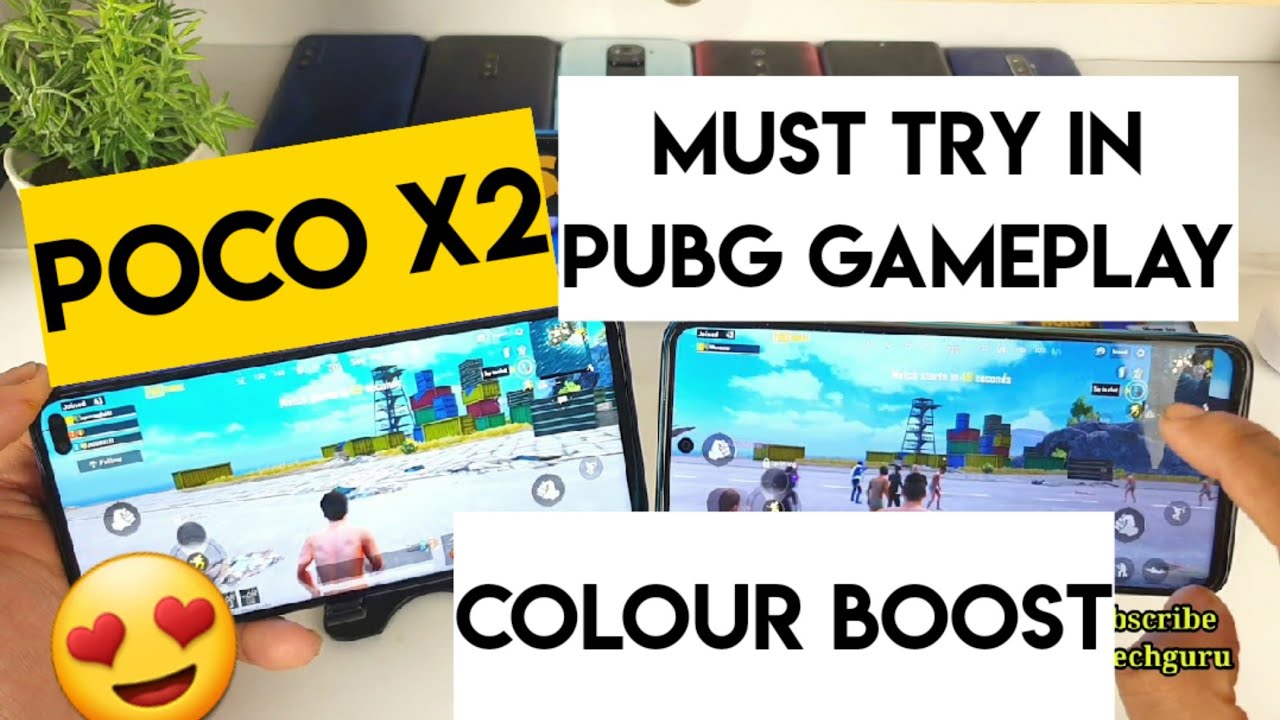 Poco x2 pubg colour boost must try