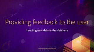 06 Inserting new data in the database ## 07 Providing feedback to the user Profile