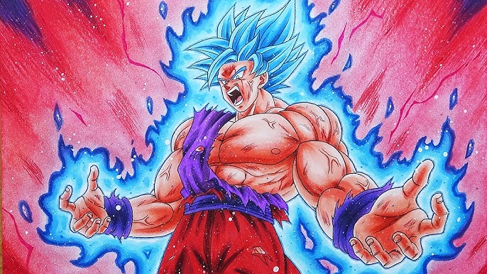 Goku ssj blue kaioken - Desenho de persian_gael - Gartic