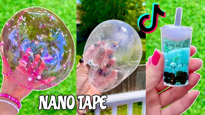 NANO TAPE SQUISHY & CRAFTS! 🫧 DIY Nano Tape Balloon Tiktok Compilation 