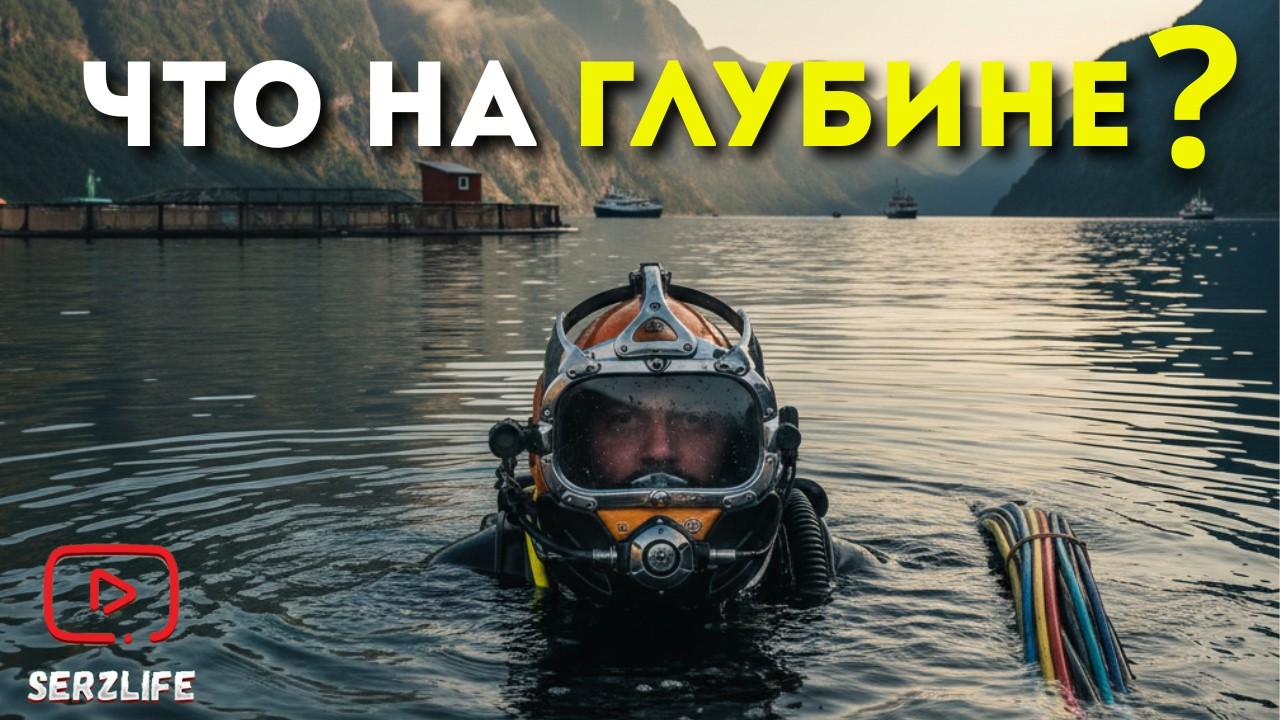 ПРОМЫШЛЕННЫЙ Дайвер в НОРВЕГИИ - про СТРАХ, работу на Глубине и ДЕНЬГИ