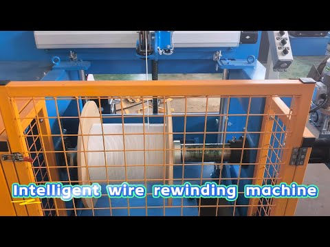 Intelligent wire rewinding machine