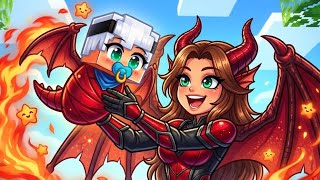 FUI ADOTADO pela GAROTA DRAGÃO no Minecraft 