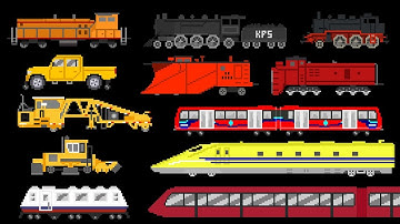 Railway Vehicles 2 - Trains and Locomotives - The Kids