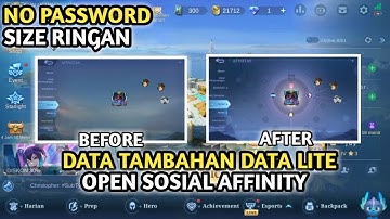 Data tambahan Open Sosial affinity terbaru