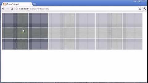 jQuery Tutorial   77   Gallery Fading Effect