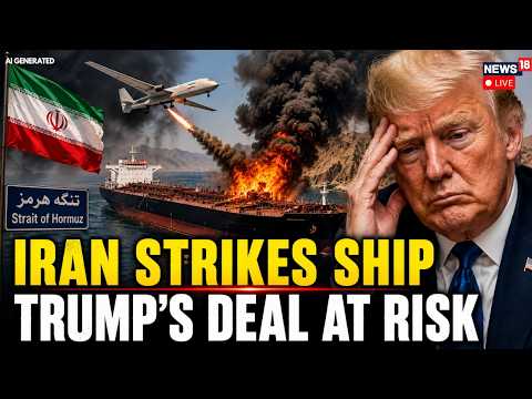 US-Iran Peace Deal LIVE: Iran Drone Attack Cargo Vessel In Strait Of Hormuz | Trump On US-Iran Deal