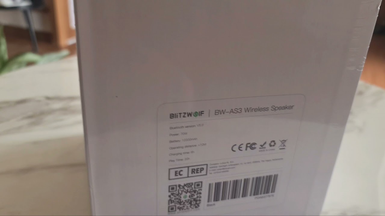 Khui hộp BliTZWOIF BW-AS3 Wireless Speaker 70Watt