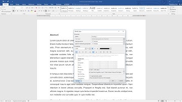 Formatting Heading 1 style for a dissertation