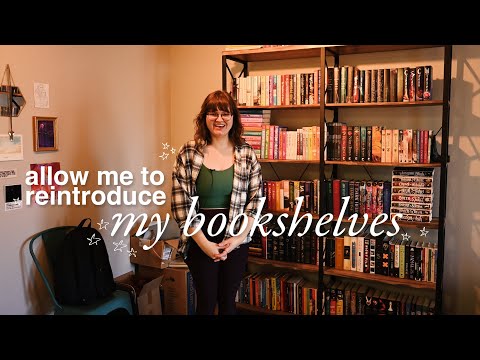 a non-aesthetic bookshelf tour